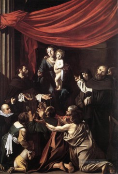 Madonna del Rosario Caravaggio Ölgemälde